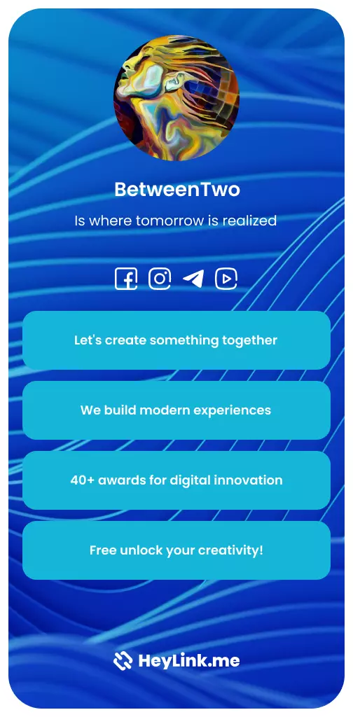 HeyLink.me Template Screenshot